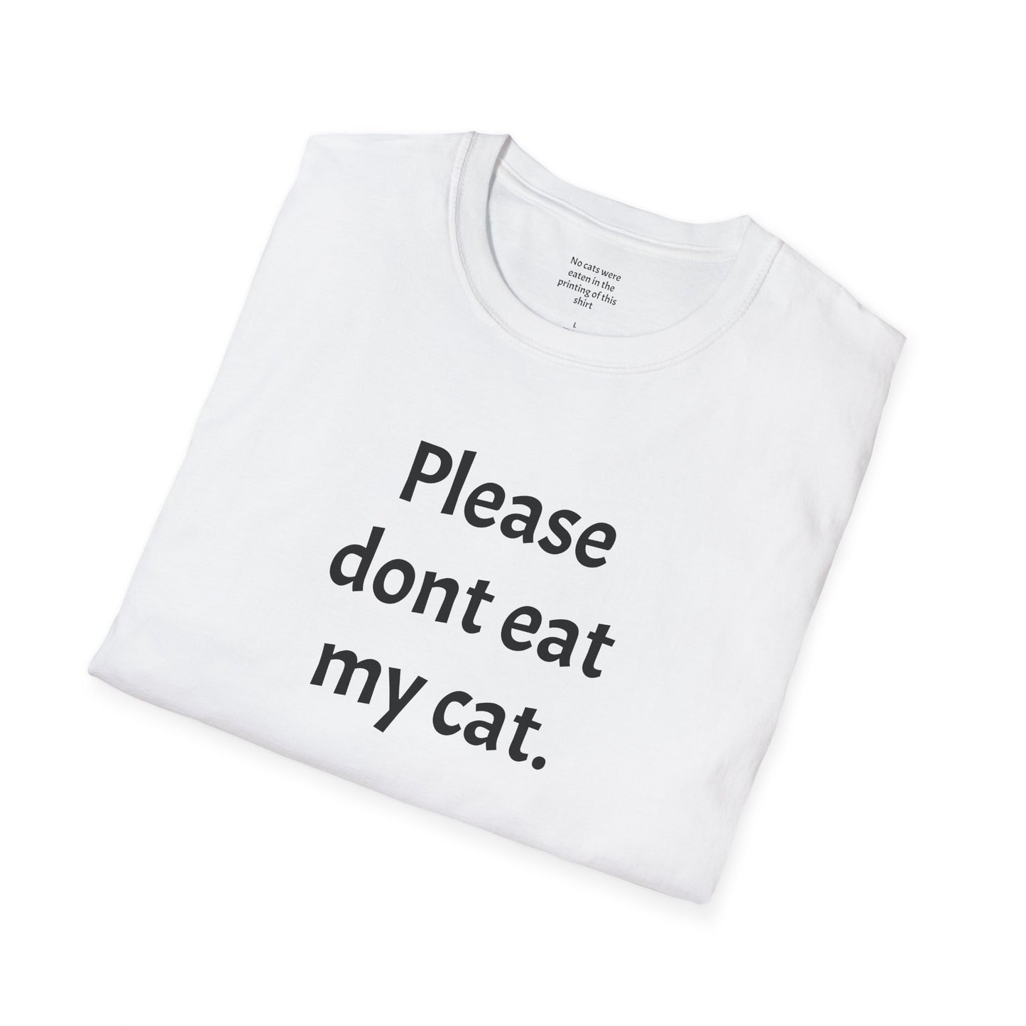 Please Dont Eat My Cat Short Sleeve