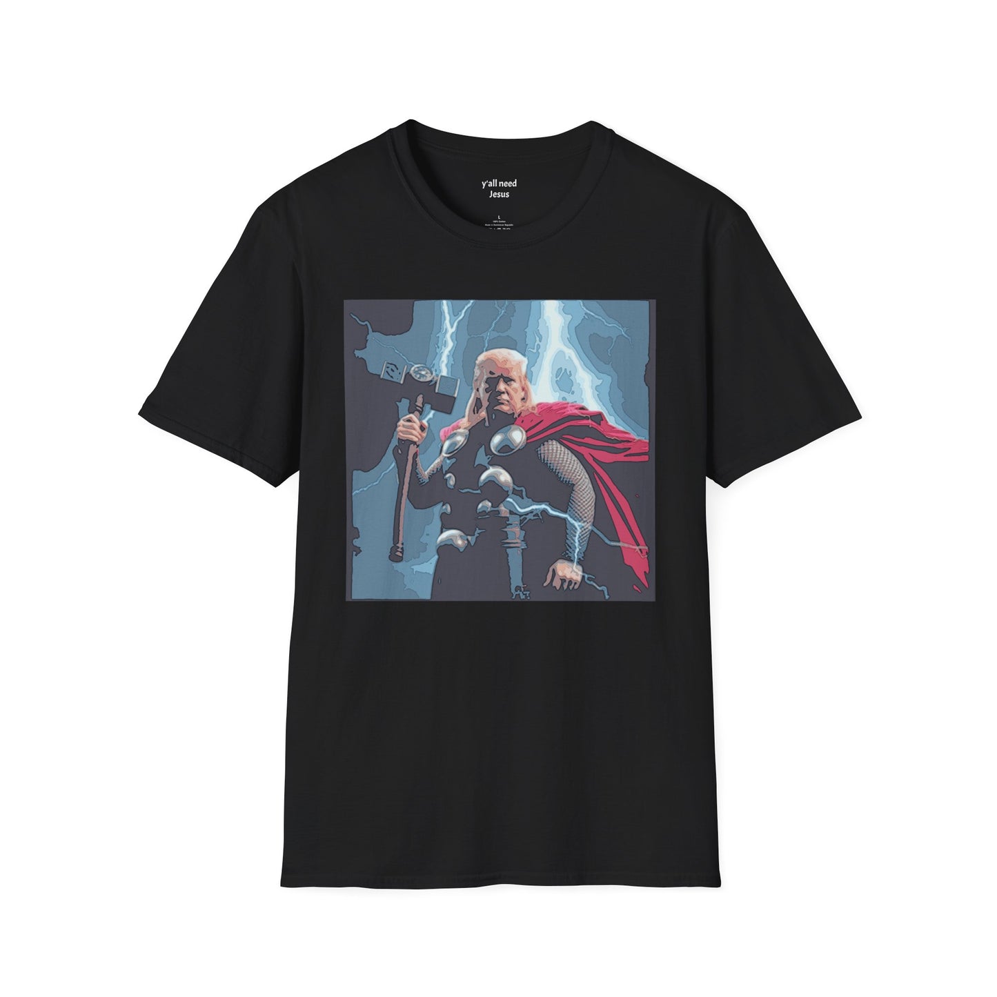 Funny Trump God of Thunder Short Sleeve Tshirt