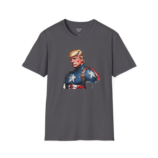 Captain Make America Great Again Short Sleeve Tshirt