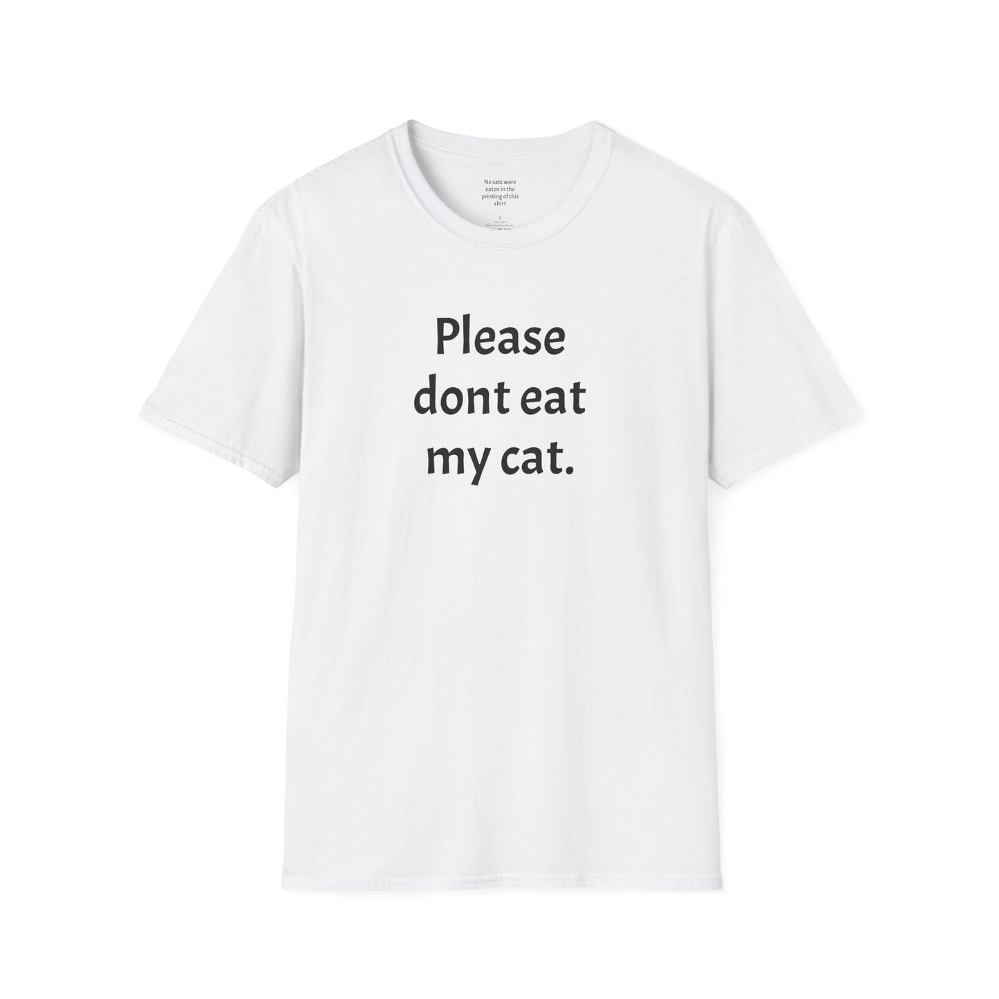 Please Dont Eat My Cat Short Sleeve