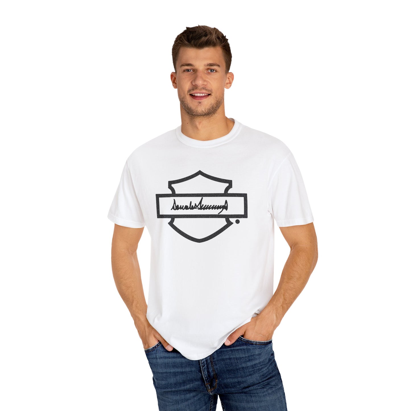 Bar and Shield Trump Signature Short Sleeve Tshirt